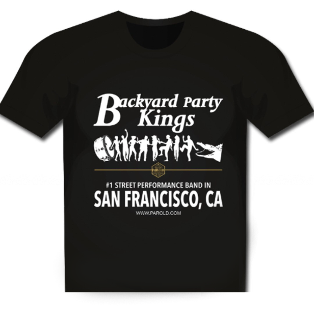 Backyard Party Kings T-Shirt Black