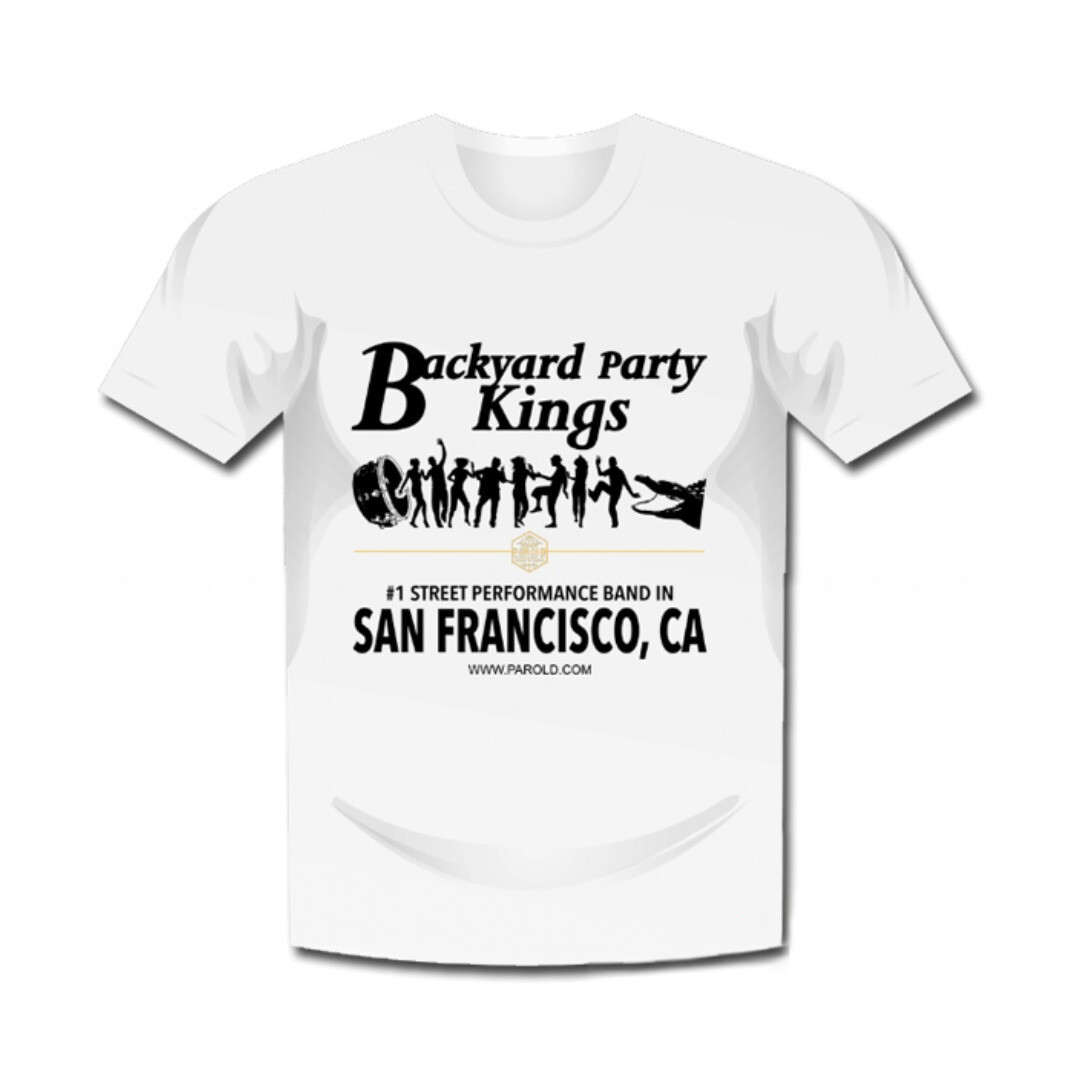 Backyard Party Kings T-Shirt White