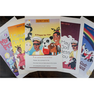 Glorytoys Prayer Card Set